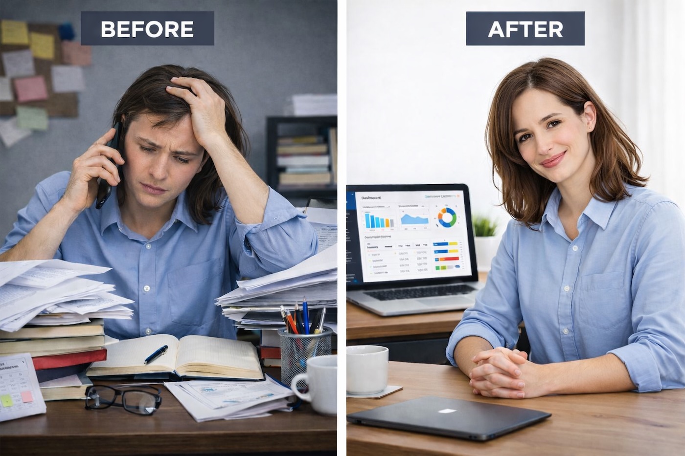 Tutoring Business Automation Before and After Tutoring business automation before and after with improved workflow