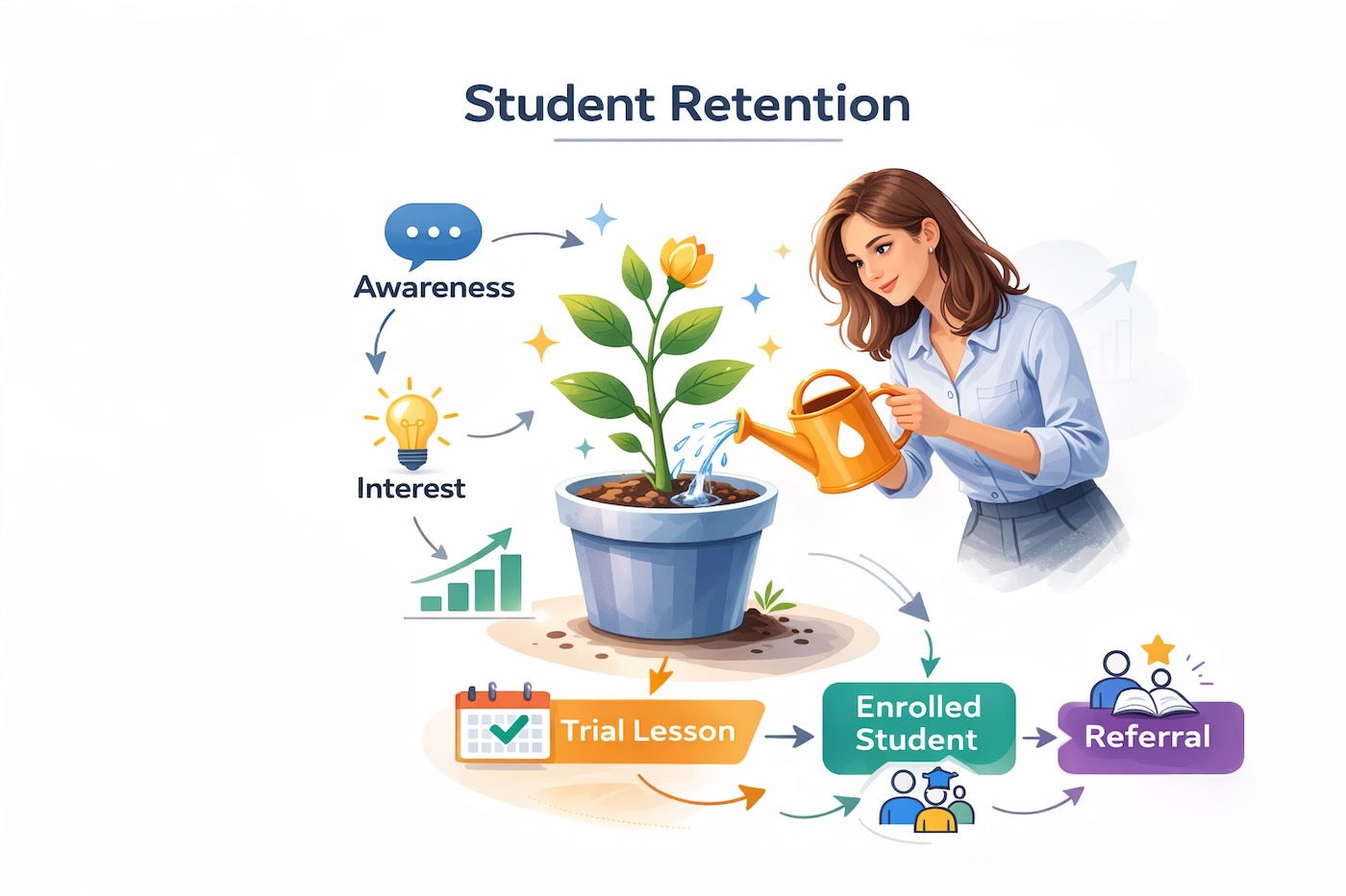 Student Retention in Tutoring Business Student retention strategy for tutors to improve long term learning results